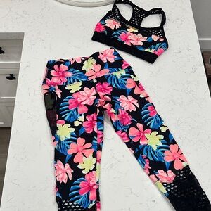 PINK Victoria's Secret Floral Activewear